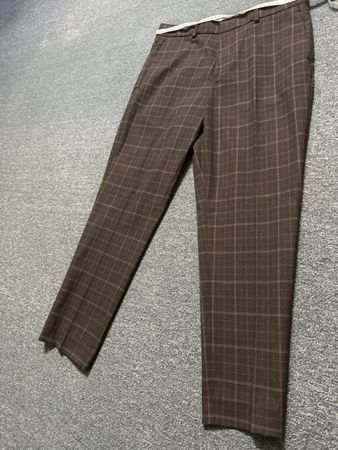 Hosen kariert braun Grösse 50 