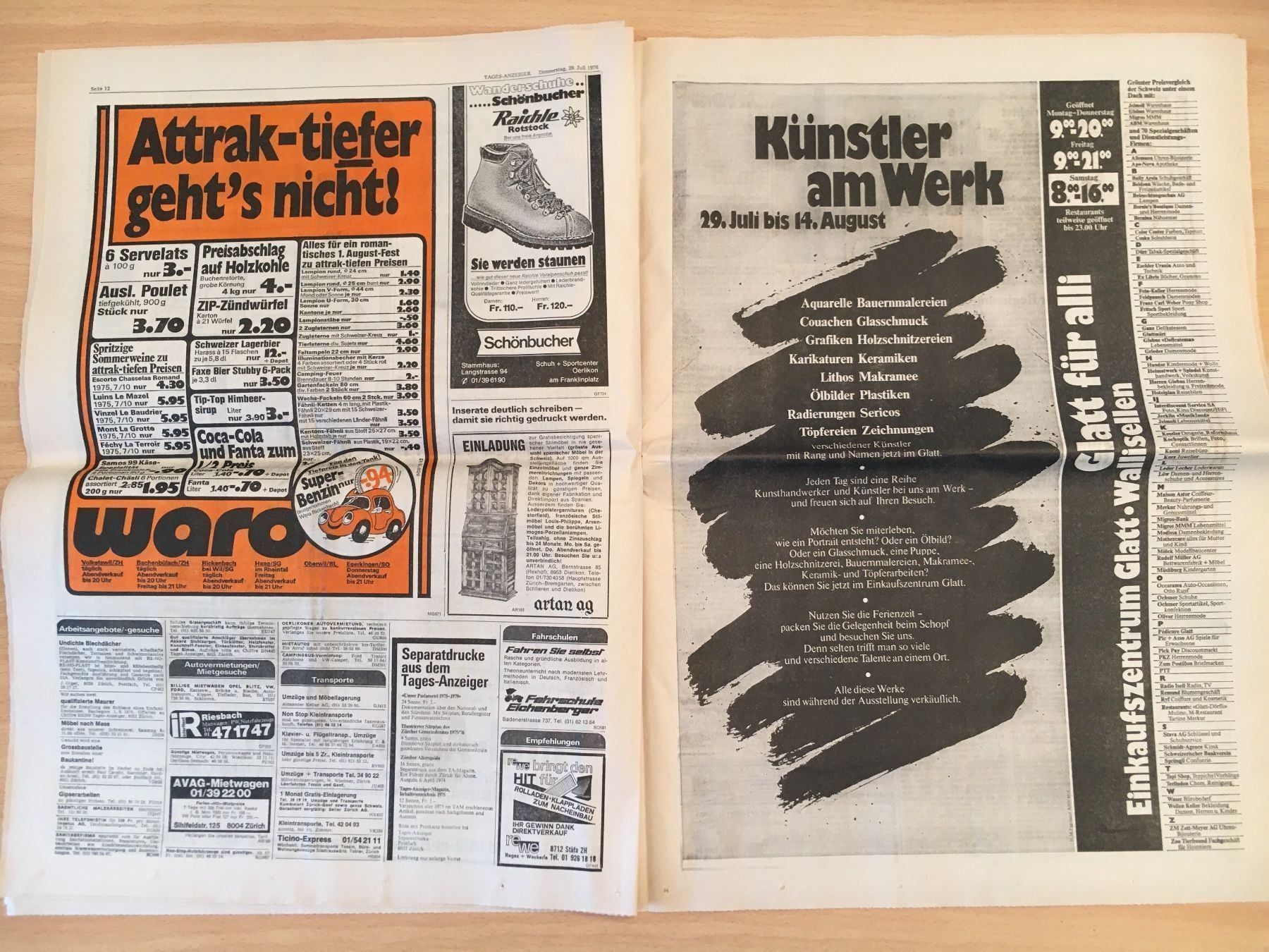 Riviste & Magazine: Tagesanzeiger vom 29. Juli 1976 – Usato da Luzern venduto da Jiggy_8898 5