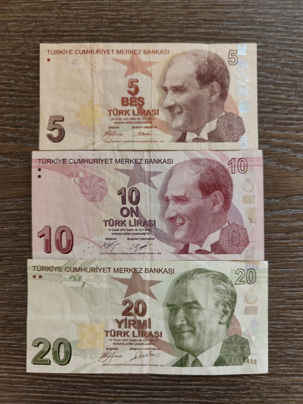 Banconote: LOT Türkei 3 Stück !!!!! – Usato da Flaach venduto da Lonzo99