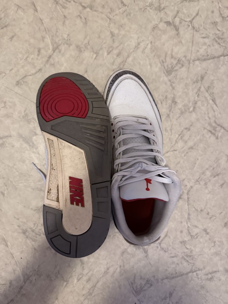 Nike Scarpe da uomo: Jordan 3 White cement – Usato da Renan BE venduto da Meh1983