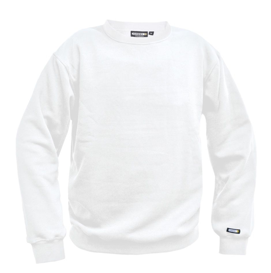 Maglioni & Felpe: DASSY Lionel Sweatshirt, weis, L – Nuovo e nell'imballaggio originale da Möhlin venduto da oli_9f6q