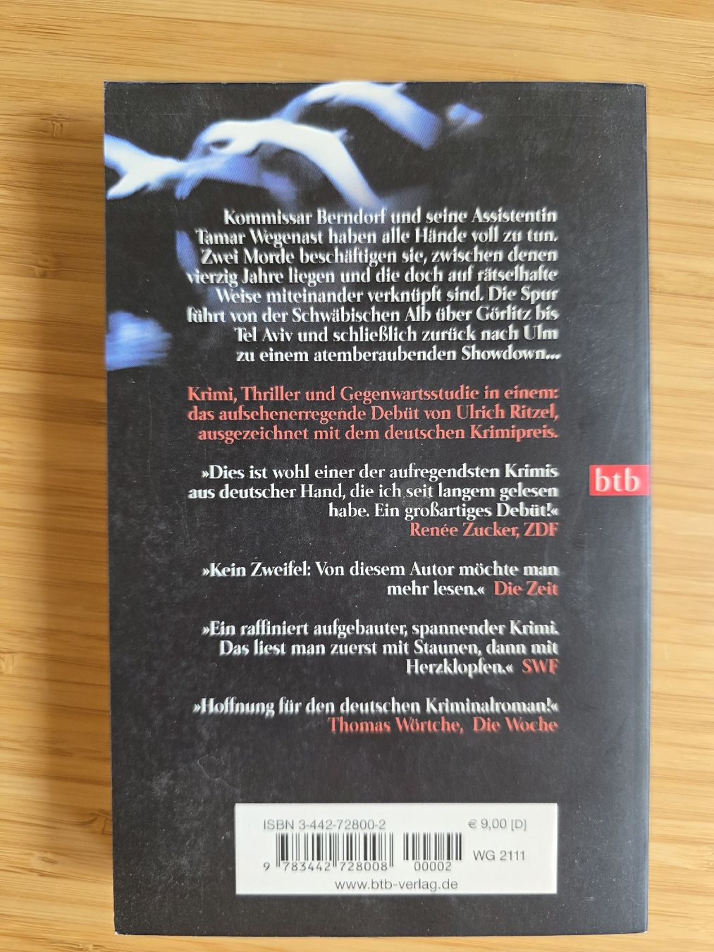 Libri: Ulrich Ritzel: Der Schatten des Schwans,  – Usato da Adlikon venduto da Clara28 1