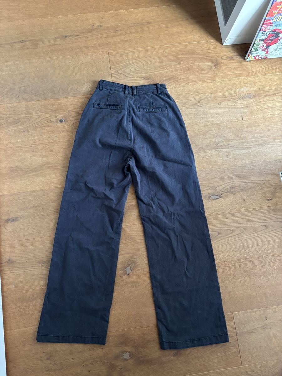 Mango Pantaloni: MNG Wide Leg Trousers Size 32, grey – Usato da Männedorf venduto da giu_wm6d 3