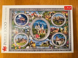 Schloss Neuschwanstein Puzzle, 1000 Teile, Winterprojekt