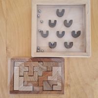 Geduldspiele aus Holz