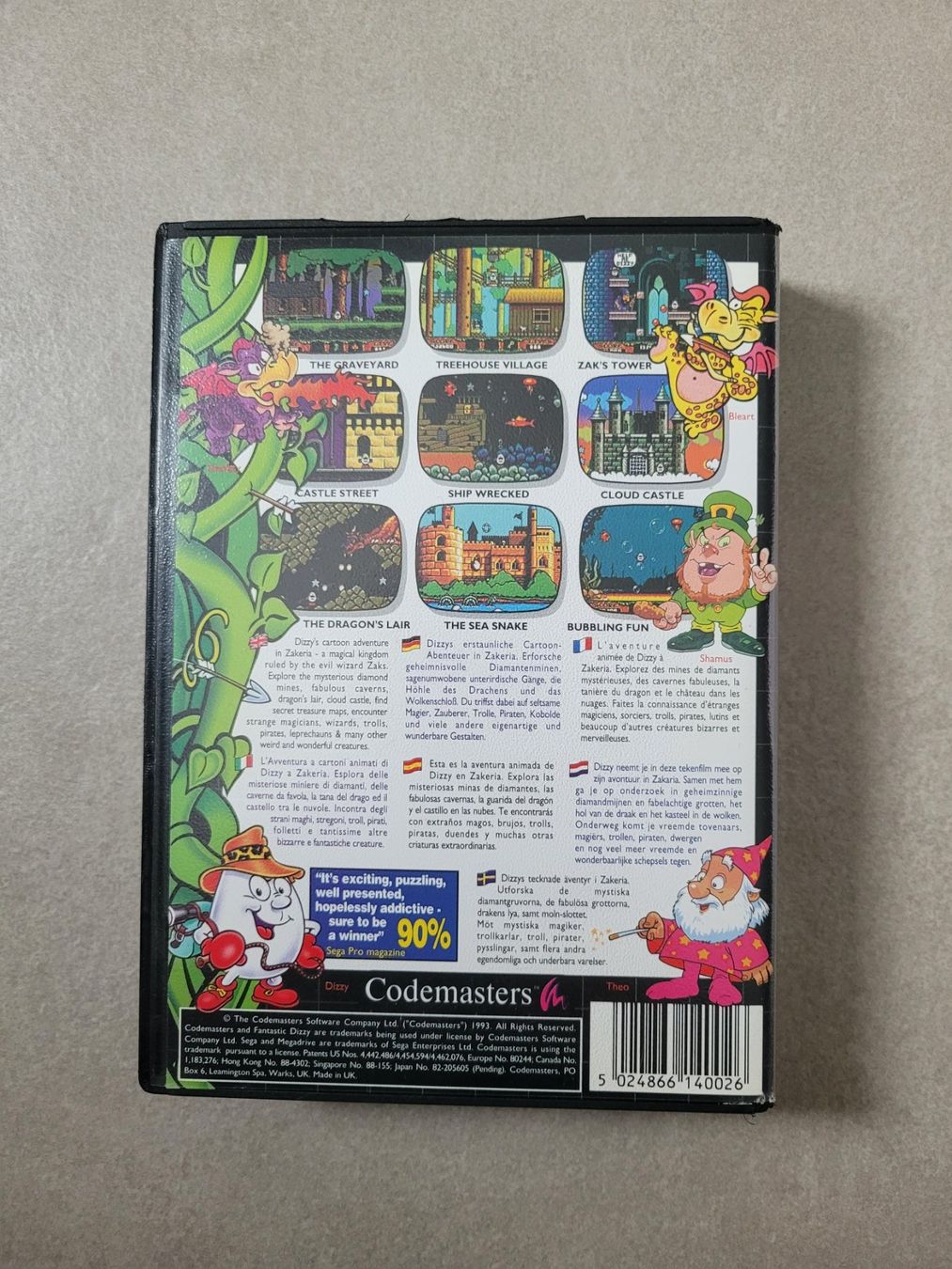 Giochi: Fantastic Dizzy (Mega Drive) – Usato da Uezwil venduto da -Retrogames- 1