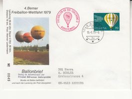 4. Berner Freiballon-Wettfahrt 1979