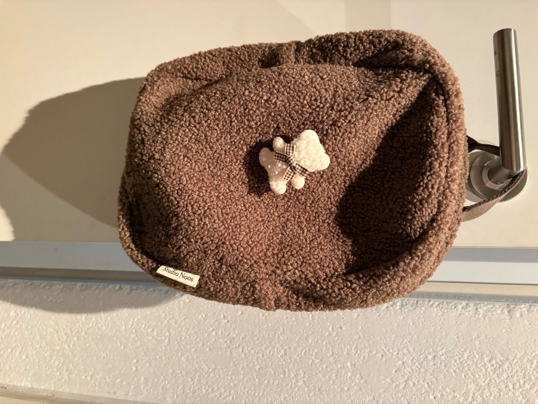 Borse & Zaini: Studio Noos Kinderrucksack Teddy Brown mit Bär – Nuovo (secondo la descrizione) da Spiegel b. Bern venduto da jkrug