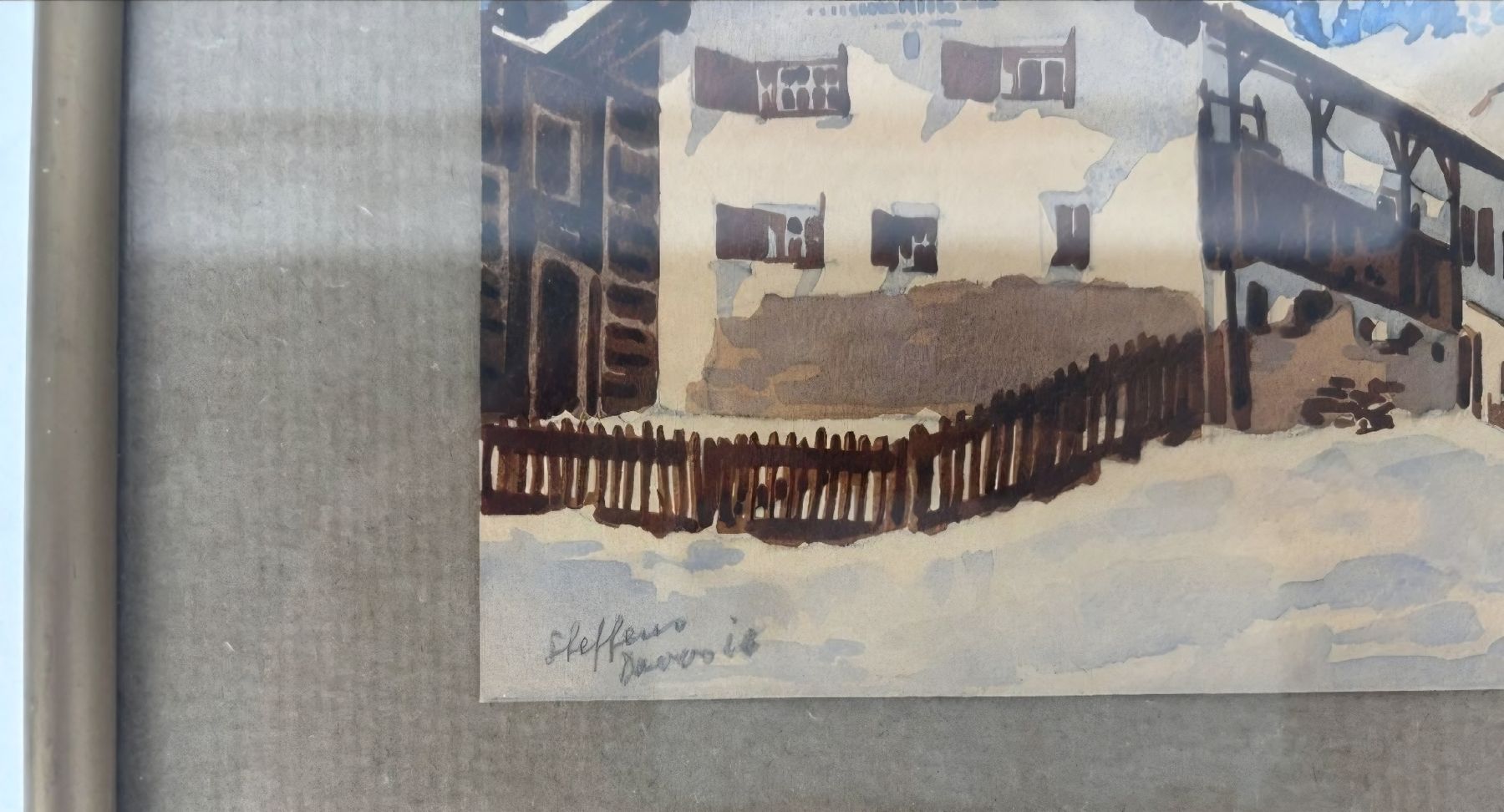 Foto & Immagini: Bild eines Schneehauses eingerahmt – Usato da Moosseedorf venduto da dfe_s5hz