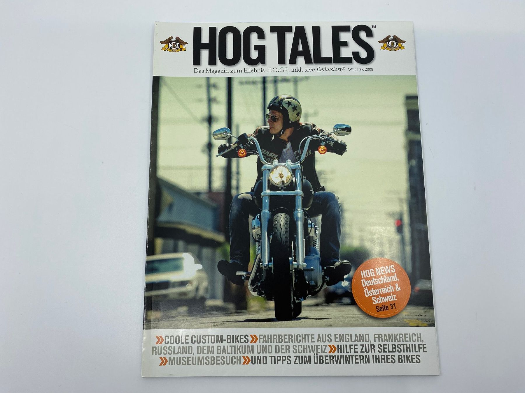 Riviste & Magazine: Harley Owners Group HOG Magazine  HogTailes 2008 – Usato da Langwiesen venduto da Restposten-24 5