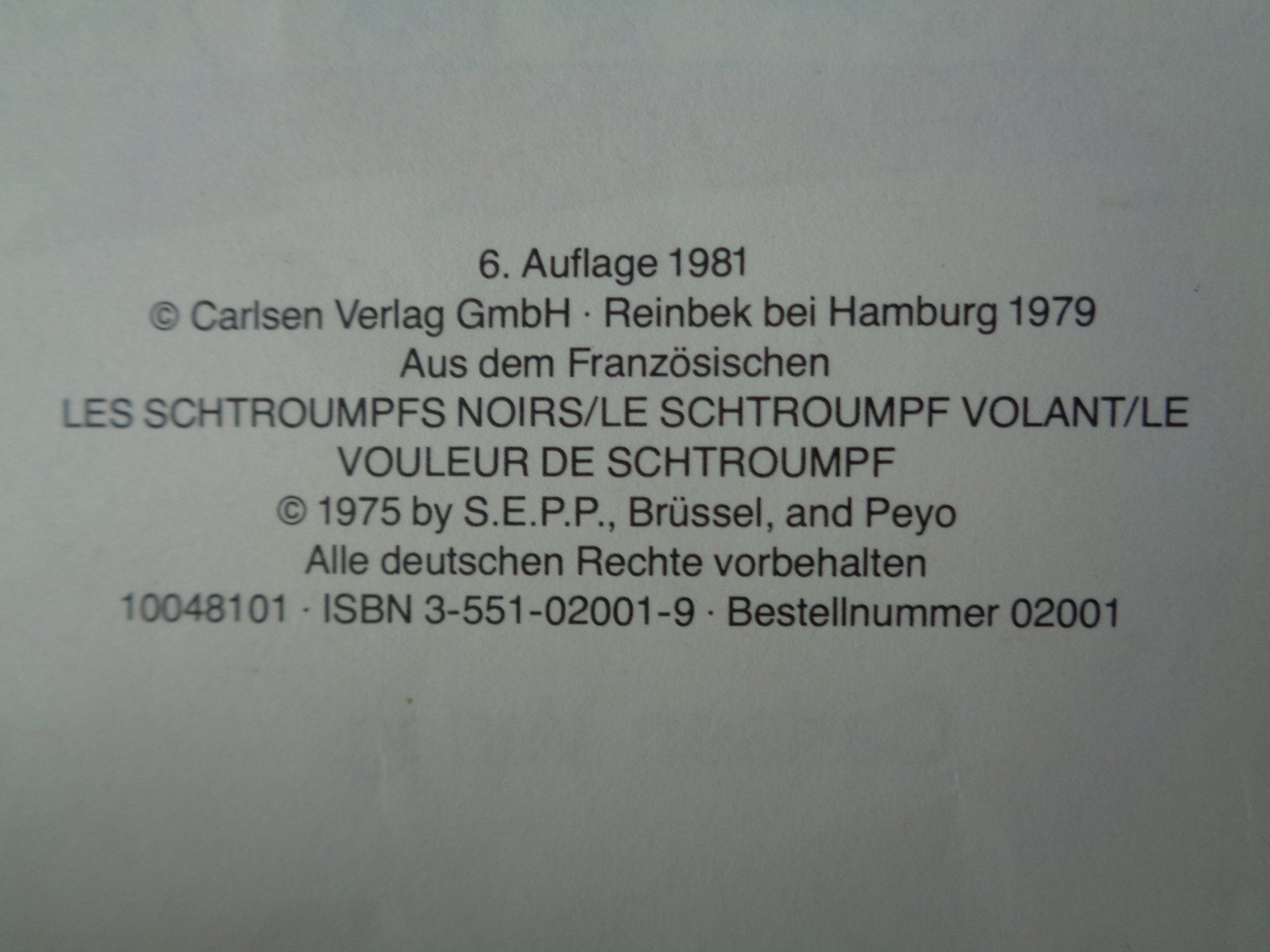 Comics: Die Schlümpfe - Blauschlümpfe und Schwarzschlümpfe - 1981 – Gebraucht aus Chur von Oregano1 1