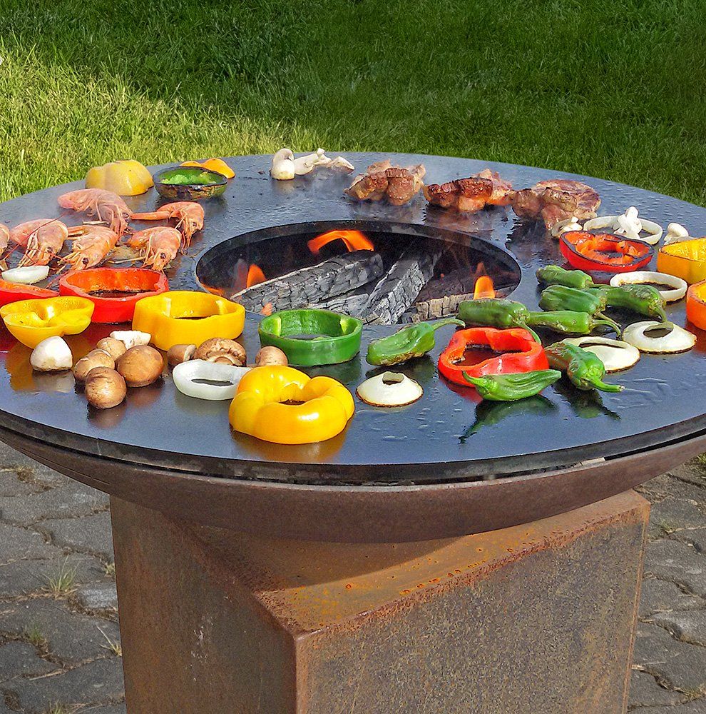 Griglie: Feuerschale mit Grillring in Edelrost – Nuovo e nell'imballaggio originale da Gerlafingen venduto da ofenhaus_linder 5