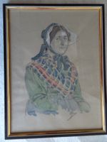 Paul Wyss Brienz -Bern 1875-1952 Aquarell Glarner?Tracht