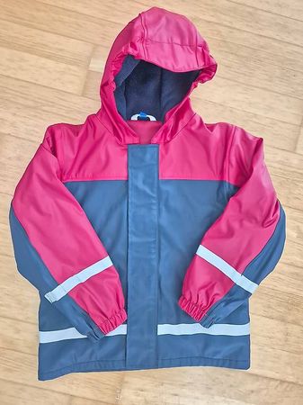 Regenjacke gefüttert, Grösse 122 Migros Kids