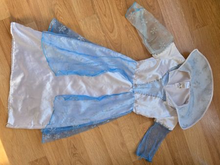 Fasnacht/Karneval: Prinzessinenkleid Elsa, Grösse 116