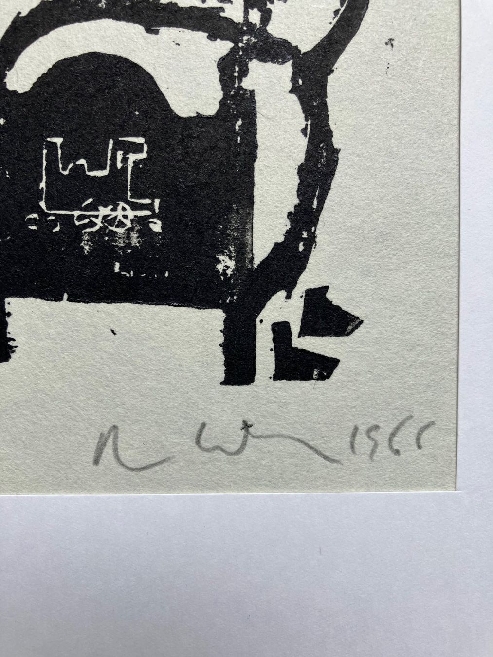 Xilografie: Holzschnitt von Robert Wyss 1965 – Usato da Winterthur venduto da Barunggeli 2