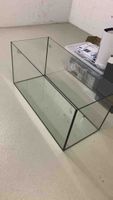 Aquarium Glasbecken rechteckig akzeptabler Zustand
