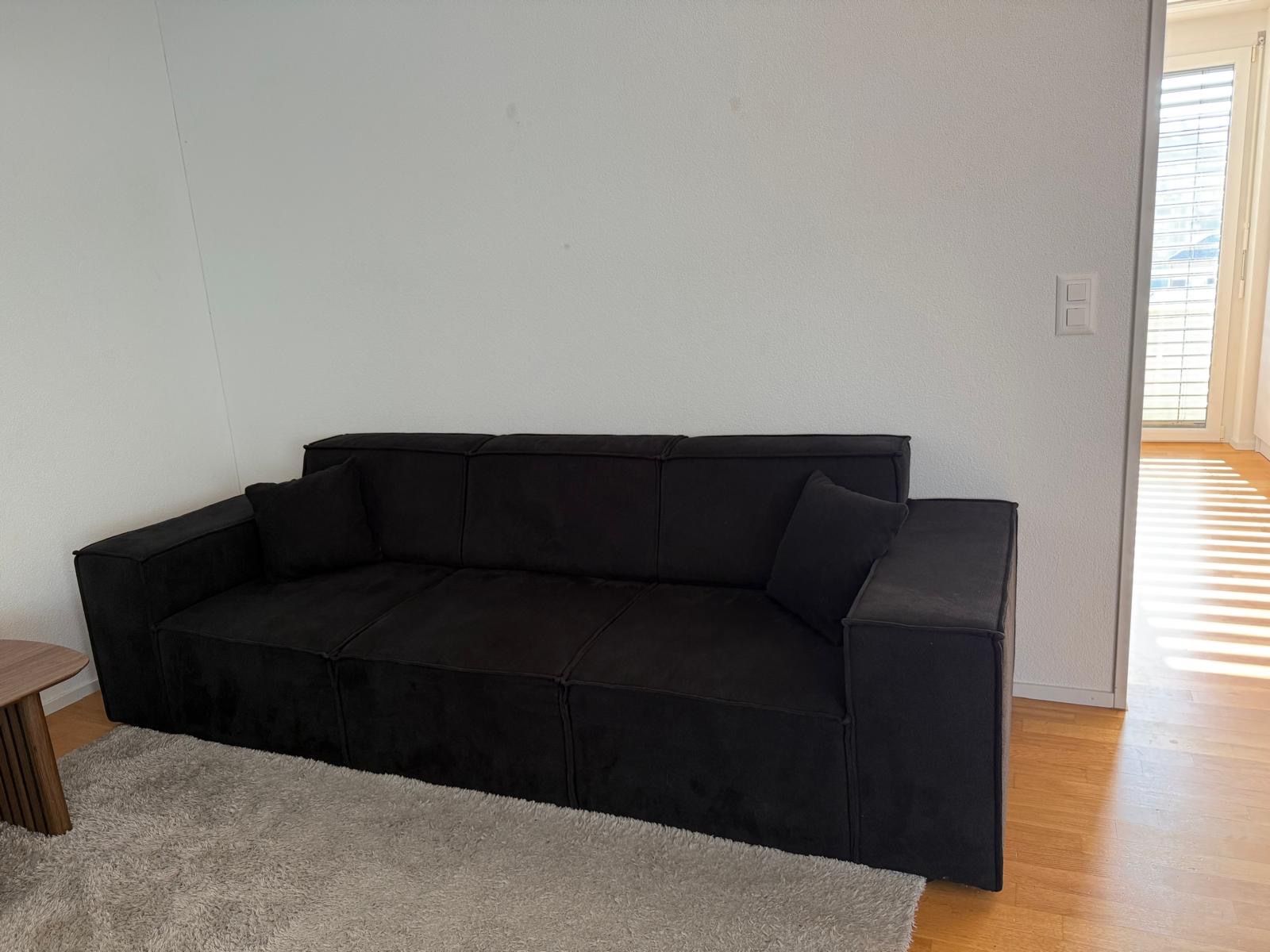 Divani: Sofa - Design District Schwarz Velvet – Usato da Würenlos venduto da kas_m79z 1
