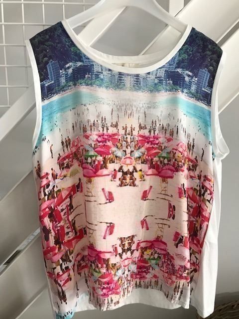 BURGHR Gepäckabdeckung - Elastische Kofferhülle Mit Strandmotiv