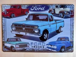 Ford Trucks Blechschild