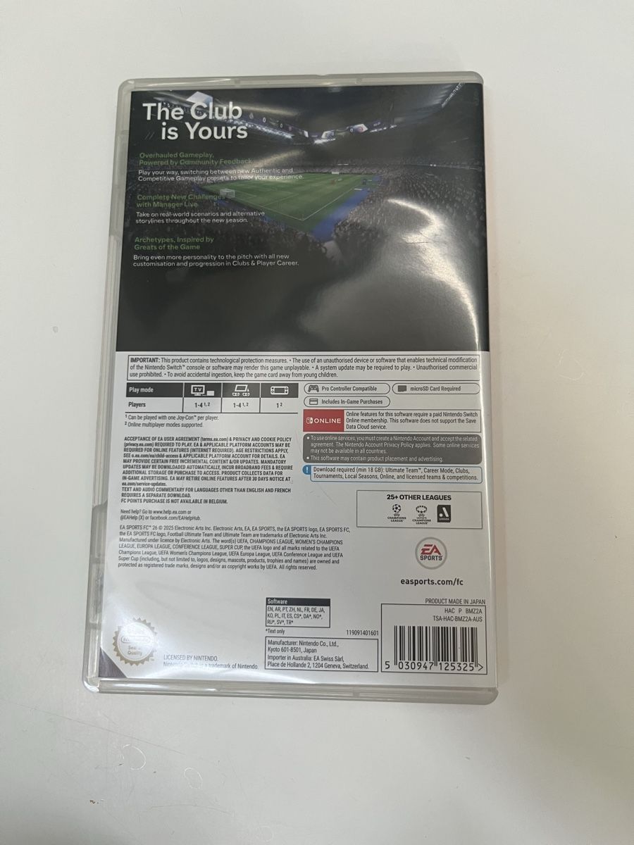 Nintendo Spiele: FC26 for Nintendo Switch – Neu (gemäss Beschreibung) aus Vessy von rijl 1