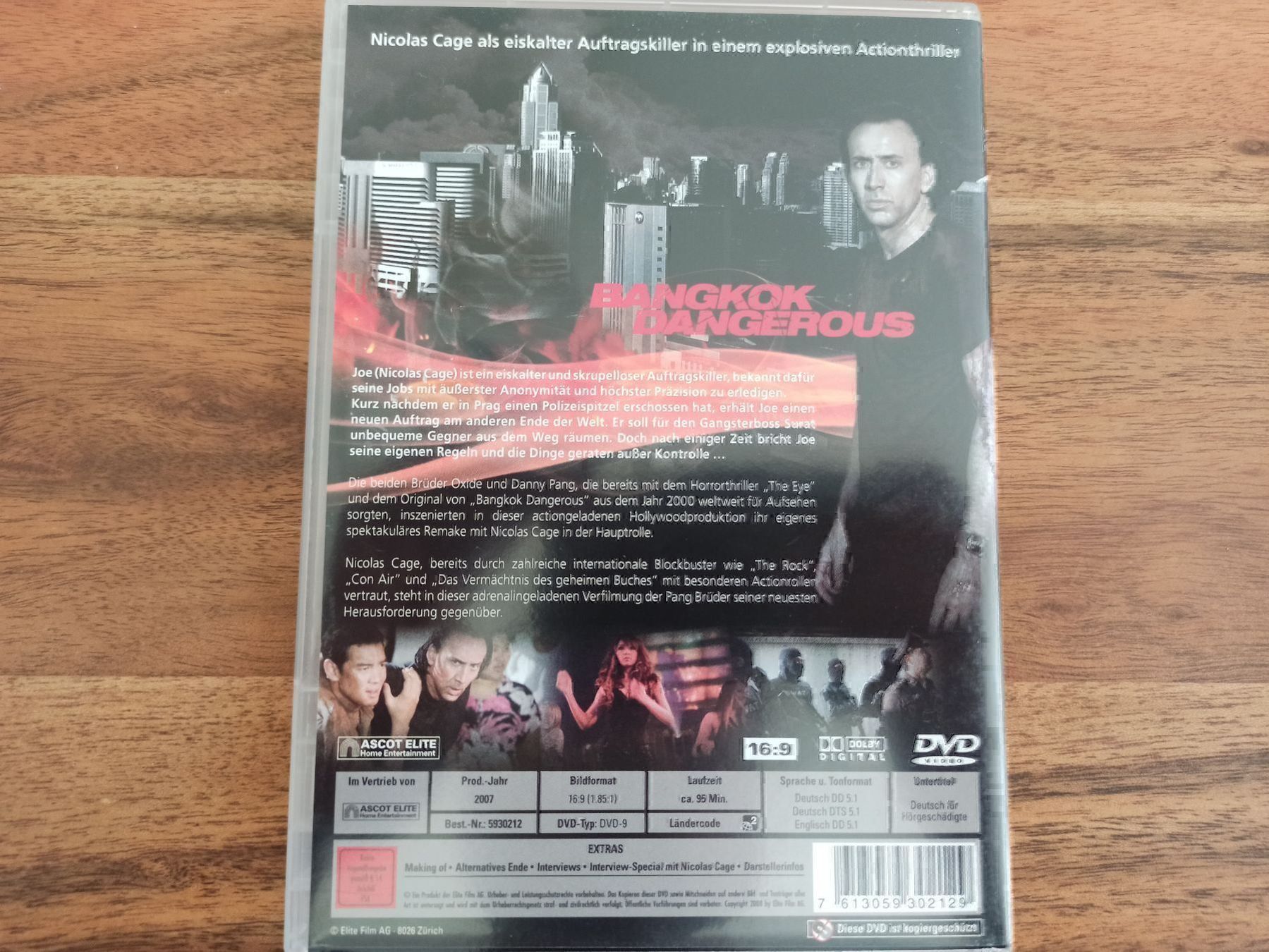 Tutti i DVDs: Bangkok Dangerous – Usato da Dübendorf venduto da kb86_MOVIE 1
