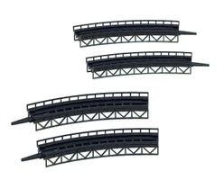 Faller 282905  4x Gebogene Auffahrten für Miniclub Spur Z