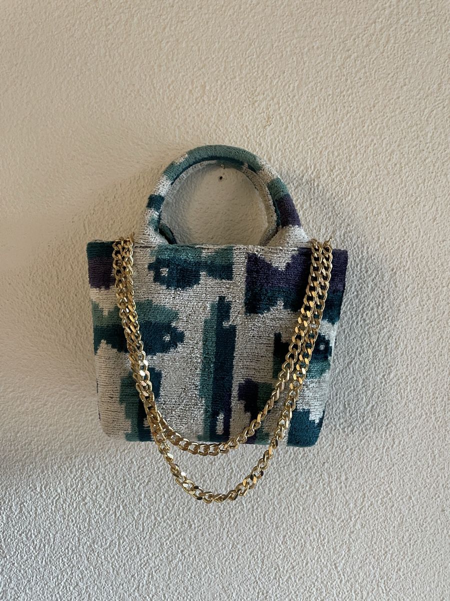 Borse da donna: Elektra’s Workshop Handmade Seidentasche, Ikat-Muster – Nuovo (secondo la descrizione) da Dallenwil venduto da nay_2mht