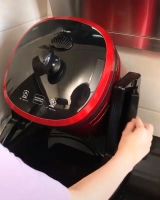 Multifunktionskocher Dampfgarer Elektrisch Rot Schwarz
