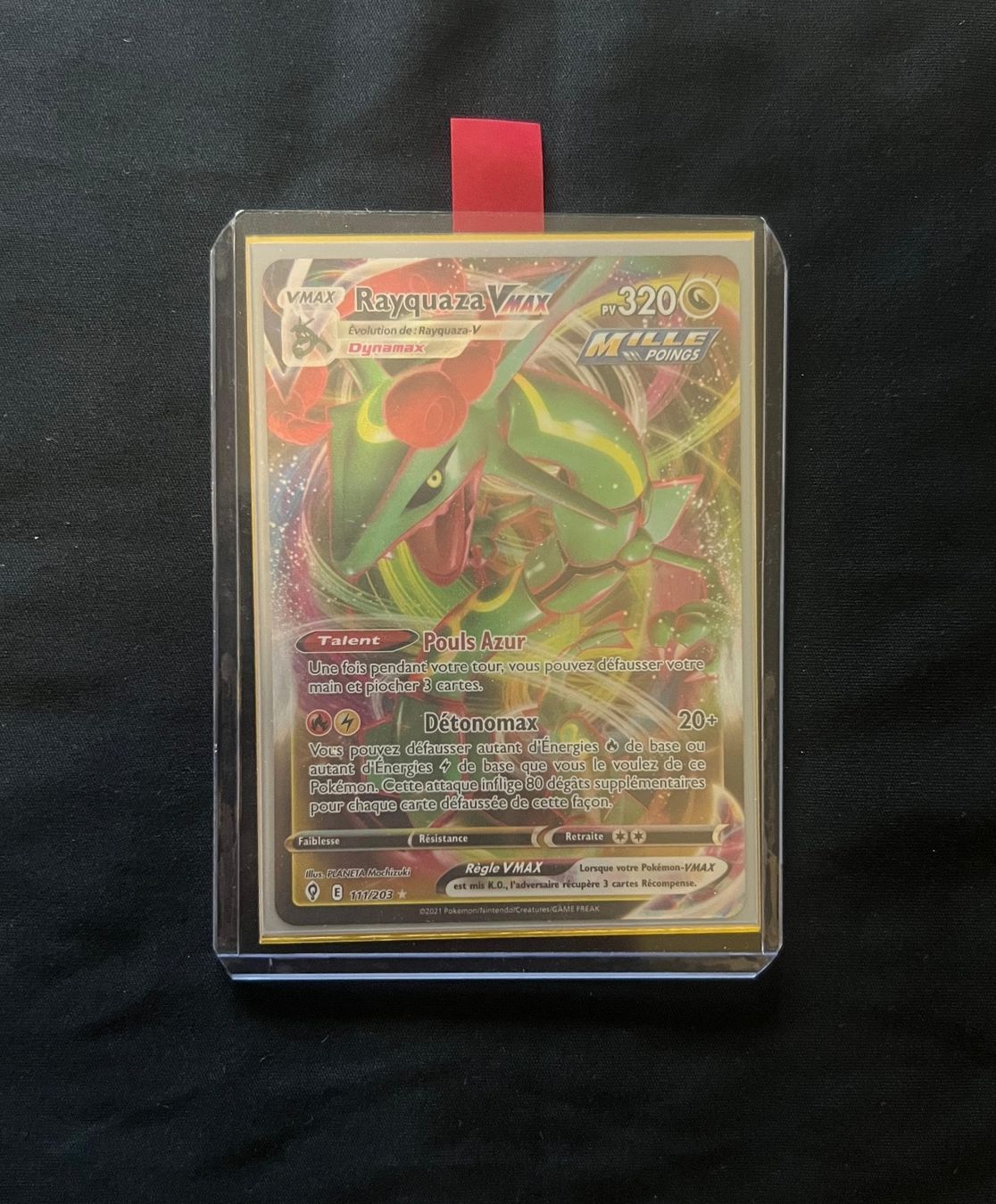 Pokémon Carte collezionabili: Rayquaza Vmax FRançais 111/203 – Nuovo (secondo la descrizione) da Genève venduto da Jojo_pokemon