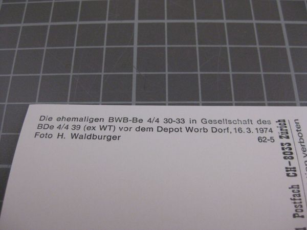 Cartoline postali: AK Worb Depot mit Zügen – Nuovo (secondo la descrizione) da Malters venduto da Marosko 2