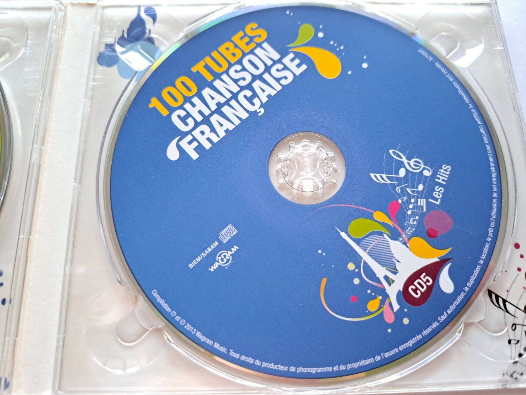 CD: Coffret 5 Cds 100 tubes Chansons Françaises – Usato da Pully venduto da bro_n52j 9
