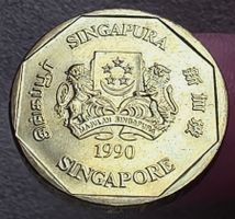 SINGAPUR 1 DOLLAR 1990
