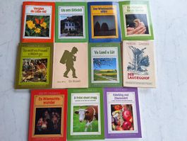 11 STK MUNDARTBÜCHLEIN MINI BUCH