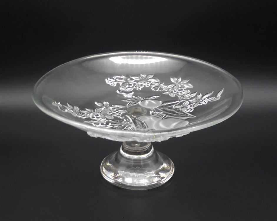 Puremagics Handbemalte Kristallglas-Schale - Goldfarbene Obstschale 22 Cm Durchmesser