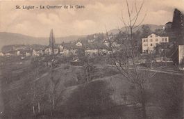 Saint-Légier, Quartier de la Gare, circulée 1917