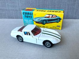 🟡🔵 CORGI TOYS # 324 / Marcos Volvo 1800 GT / 1966