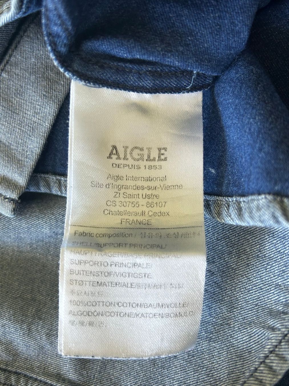 Camicie: AIGLE / Casualhemd (Gr. S) – Usato da Dietlikon venduto da Mankai 8