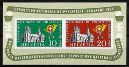 1955, W35**, Block Lausanne postfrisch (14903)