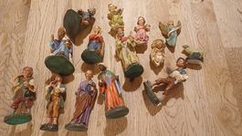Schöne Antike Krippenfiguren