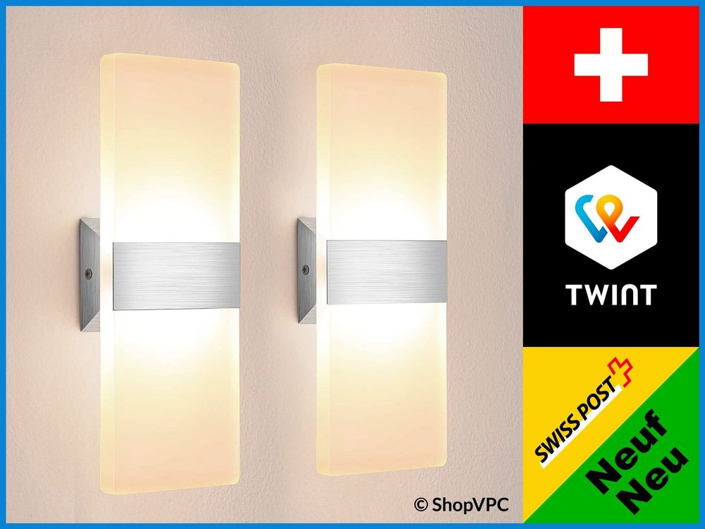 Strixorn LED Wandleuchte - Schwenkbare Leselampe Mit USB-Ladefunktion