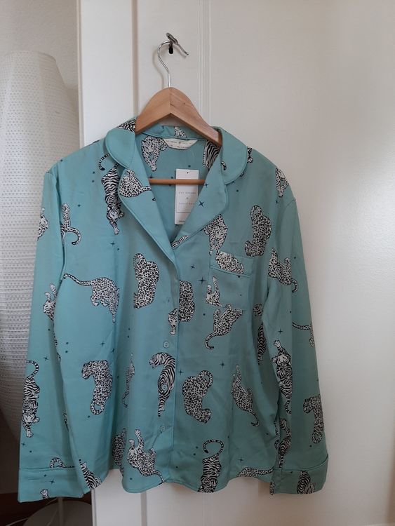 Chemise Tunique Neuve - Motif Tigres Asiatiques - Coton & Lycra - Taille S - Scanty - Rare Et Stylée