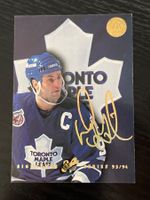 Doug Gilmour NHL Silver Script Rapperswil Toronto Maple Leaf
