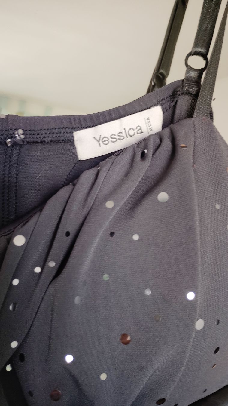 Vestiti: graues Kleid mit Glitzer – Nuovo (secondo la descrizione) da Spreitenbach venduto da ludwigmaira 3