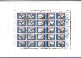 Helvetia 1963 bloc 25 timbres 0,50  PCPI Paris Emis 21.03