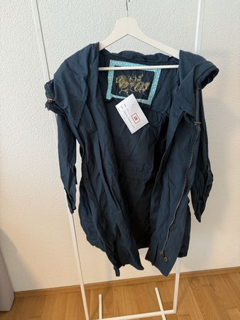 oversized Jacke, dunkelblau, Grösse S - für Übergang!