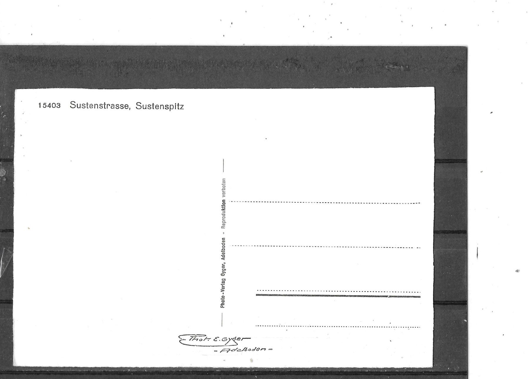 Ansichtskarten: Sustenstrasse mit Postauto – Gebraucht aus Schocherswil von Wilare 1