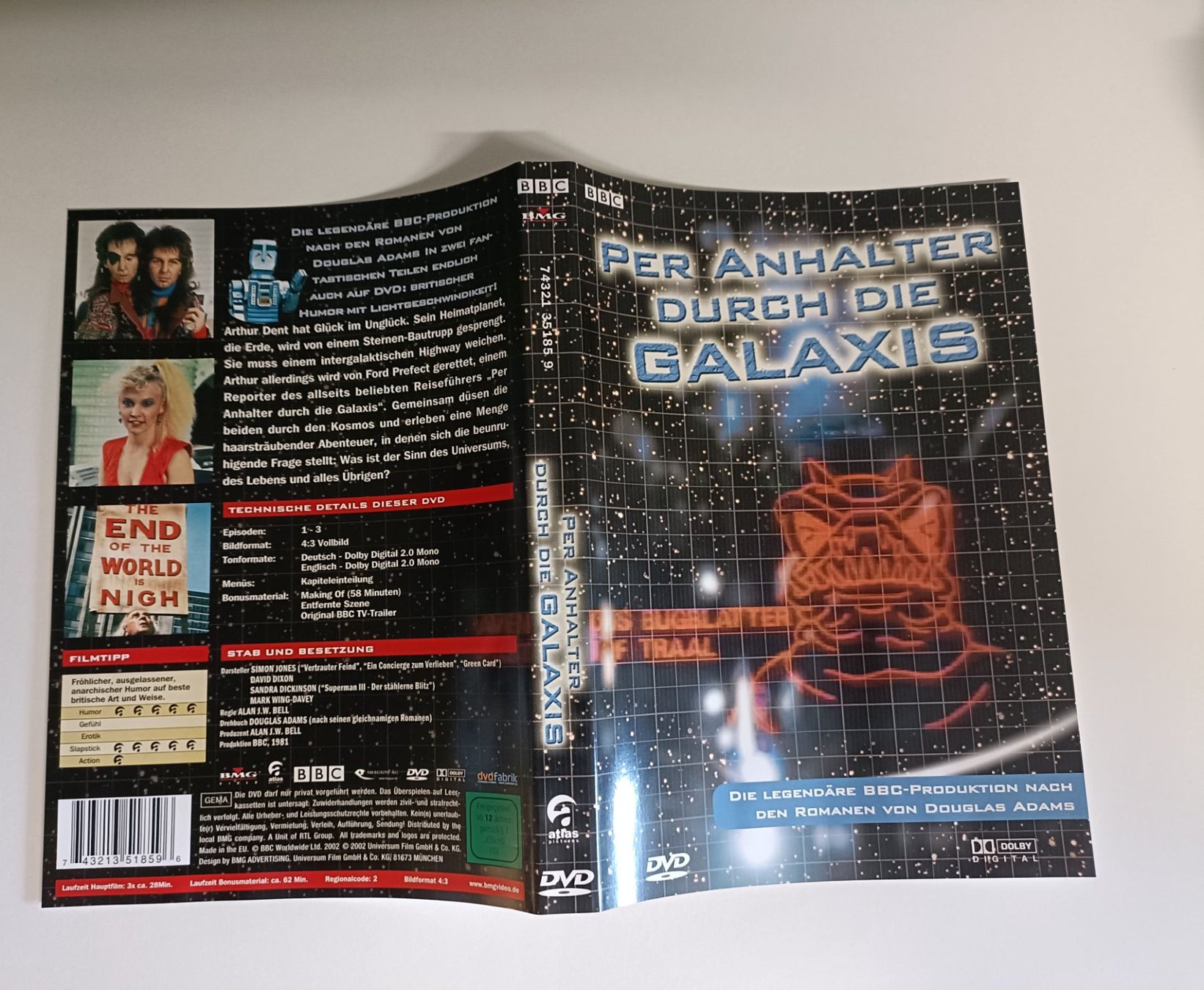 Tutti i DVDs: Per Anhalter durch die Galaxis – Usato da Köniz venduto da Movieportal007