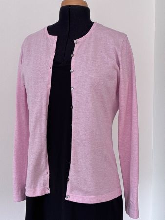 Luxury Cotton Strickjacke von Alan Paine Gr 40