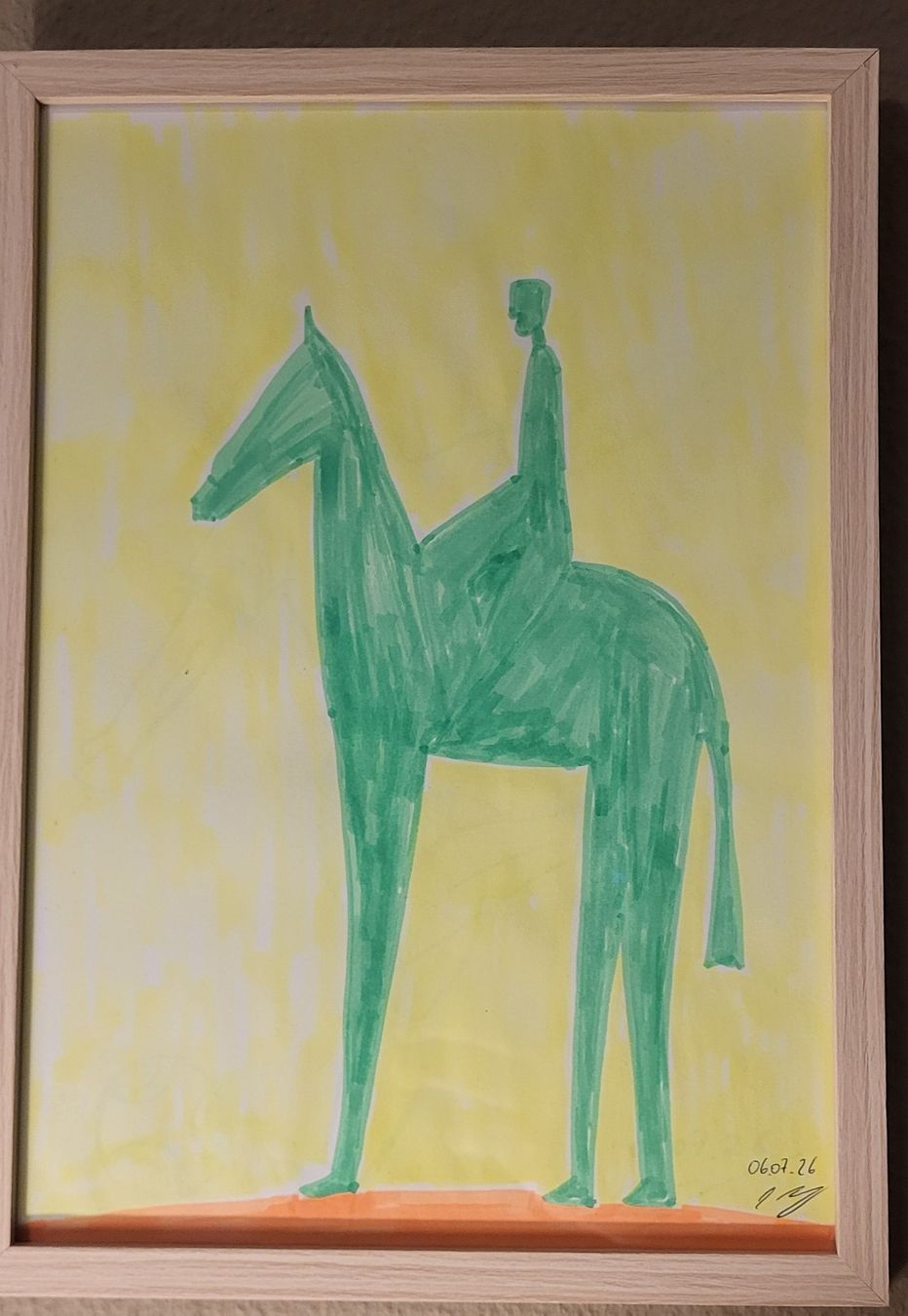 Gemälde: Disegno Cavaliere  – Neu und originalverpackt aus Winterthur von VZ123